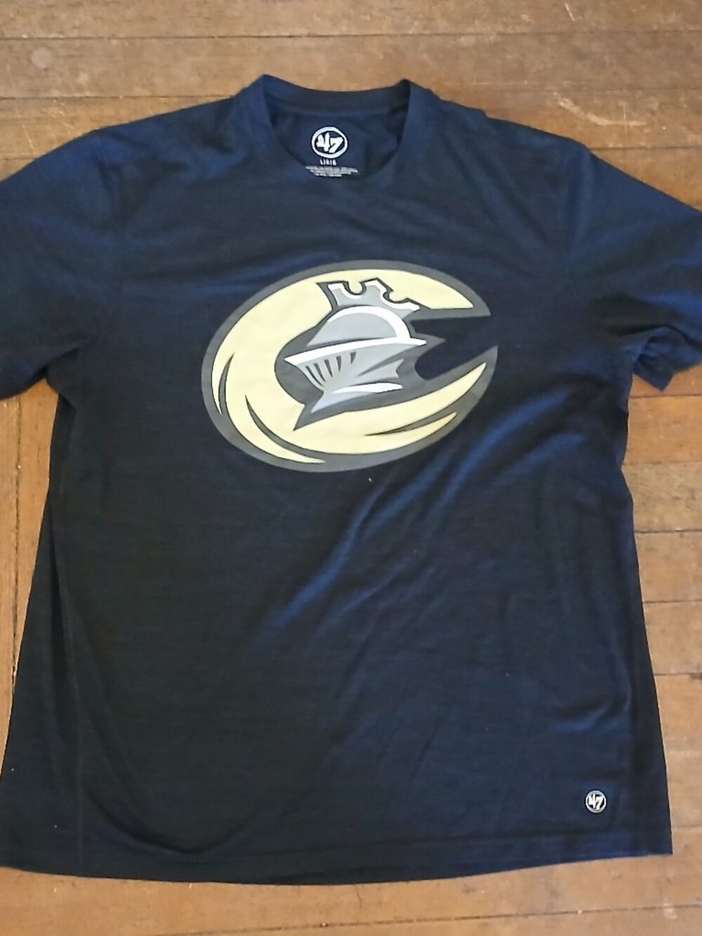 Charlotte Knights MILB Black Shirt by '47 - Size Large